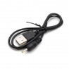 USB - DC 2.5x0.7mm power- och ström-kabel laddkabel 80cm