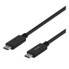 REA Deltaco USB-C-kabel, 2m, USB-IF-cert, 480 Mbit/s , 3A