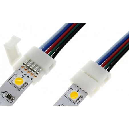 1st LED-skarv-anslutning för 5-polig LED-slinga 12mm RGBW
