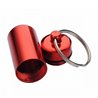 2st Röda Piller- Medicin-burk/behållare på nyckelring