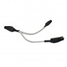 DC 5.5mm power split-kabel 1 hona - 2 hanar