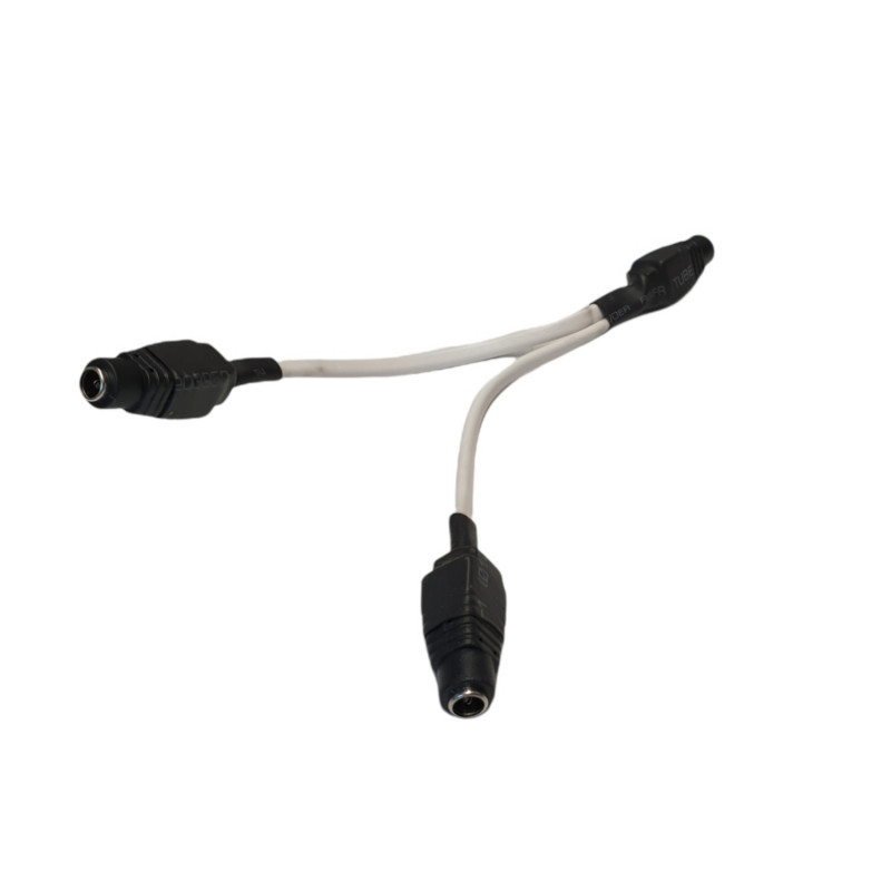 DC 5.5mm power split-kabel 1 hona - 2 hanar