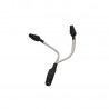 DC 5.5mm power split-kabel 1 hona - 2 hanar