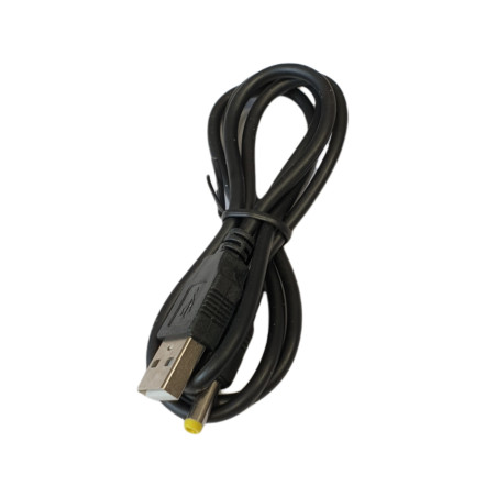 USB - DC 4.0x1.7mm power- och ström-kabel laddkabel 80cm
