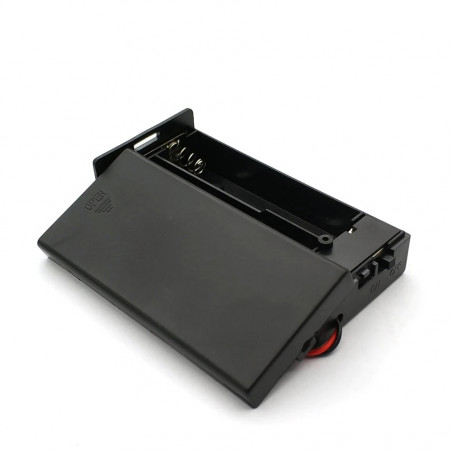 Batterikassett Batterihållare Batterilåda för 2x18650 med på/av