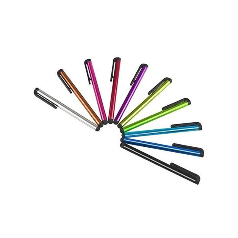 10 st Stylus- Touchpennor för mobil, surfplattor i olika färger