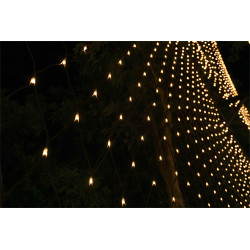 NORDIC HOME LED ljusnät, flerfärgad, inomhus/utomhusbruk, 120 x 150 cm
