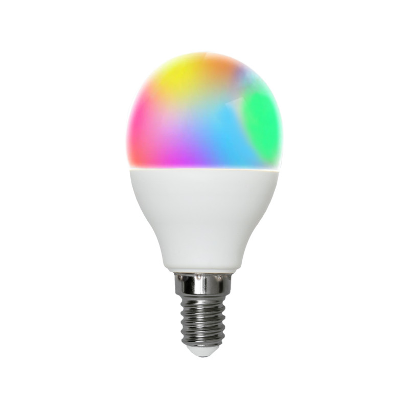 Smart RGB+W-LED-LAMPA E14 P45 Google Alexa Smart Life