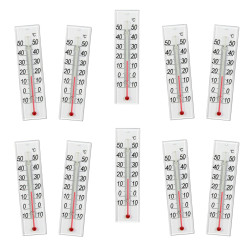 10-pack Inomhus-Termometer 10 till 50 grader Celcius