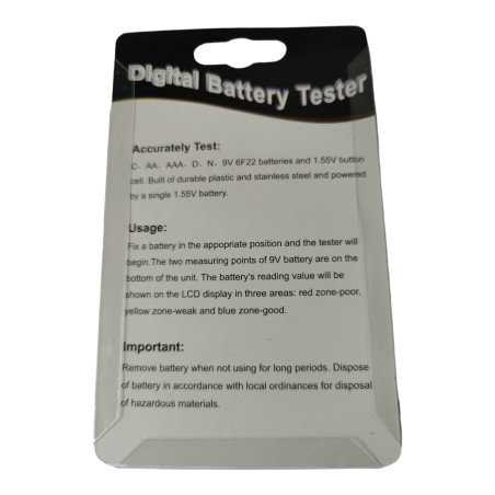 Digital Batterimätare Testare- Provare 1.5-9Volt