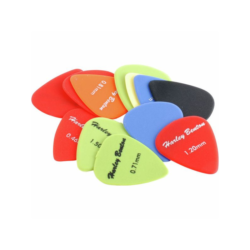 Plektrum - Harley Benton Nylon Player Pick Set Mixed