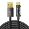 Joyroom USB-A till USB-C-kabel med snabbladdning 3A, 2m - Svart