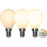 LED-lampa E14 P45 Opaque Filament RA90 3-step memory