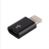 Adapterkontakt USB-Micro (hona) till Lightning (hane)