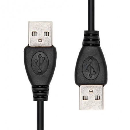 USB-A till USB-A kabel 0.5m för laddning av powerbanks mm