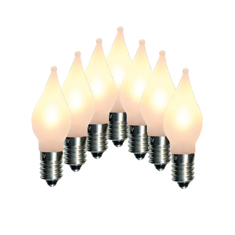 7-pack LED-lampor till Adventsljusstake Elsnåla E10 Uni 10-55V