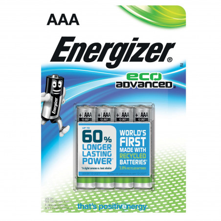 Miljöbatterier Energizer 4-pack AAA ECO Advanced