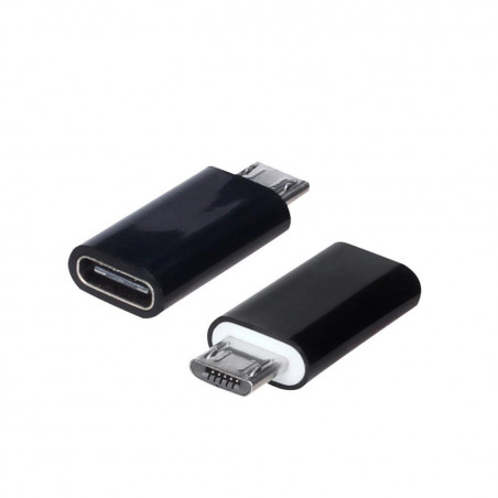 Adapterkontakt USB-C (hona) till micro-USB (hane)