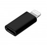 1st Adapterkontakt USB-C (hona) till iphone lightning (hane), svart
