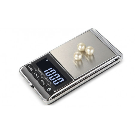 Digital pocketvåg 0.01-500g för smycken ädelstenar, småsaker