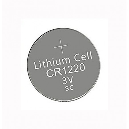 Batteri, CR1220, 1220, 3 volt, 5-pack Lithium