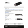 16GB USB-minne, PNY USB 2.0 Attache 4 16GB, Black