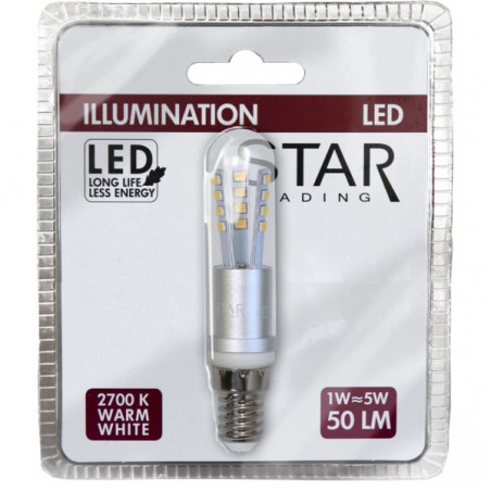 Dimbar LED-lampa E14 T20 Crystal för tavelbelysningar  mm