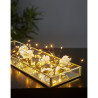 80 LED DEW DROPS Ljusslinga för dekoration mm, TIMER
