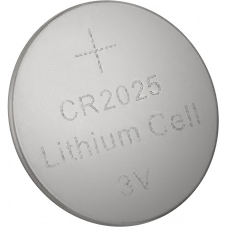 Batteri CR2025, 2025 3V, 5-pack, knappcell, Smartline