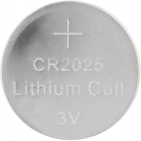 Batteri CR2025, 2025 3V, 5-pack, knappcell, Smartline