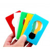 Kreditkortslampa (kreditkorts lampa), LED, endast 3 mm tjock.