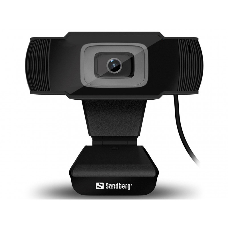 Webbkamera Sandberg Saver för online-studie-möten mm USB svart