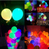 10 st RGB Ballong-lampor till Kalas Fest Party Utsmyckning