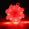 Magnetisk BlixtVarningsLampa med Rött blixtljus för bil mm