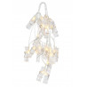 5st Ljusslingor med 20 lysande klädnypor, LED, dekorera